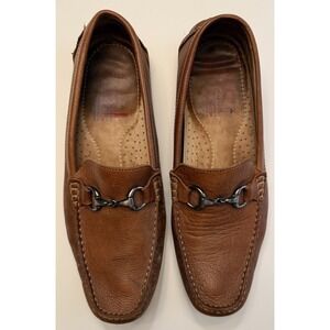 1901‎ Destin Horsebit Men's Tan Leather Slip On Driving Shoes Loafers Size 11